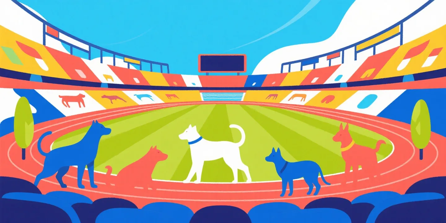 动物运动会视觉主题图